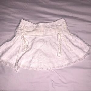 Cider White Lace A-line Skirt